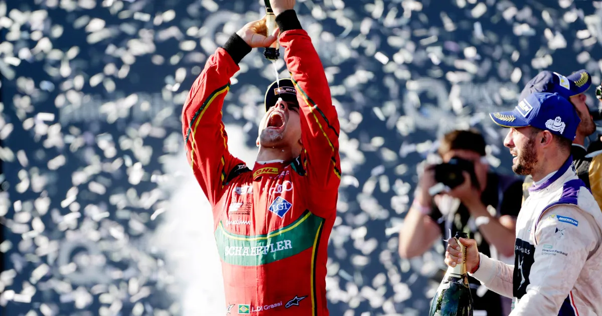 Lucas Di Grassi el momento en el que ganó su primer campeonato