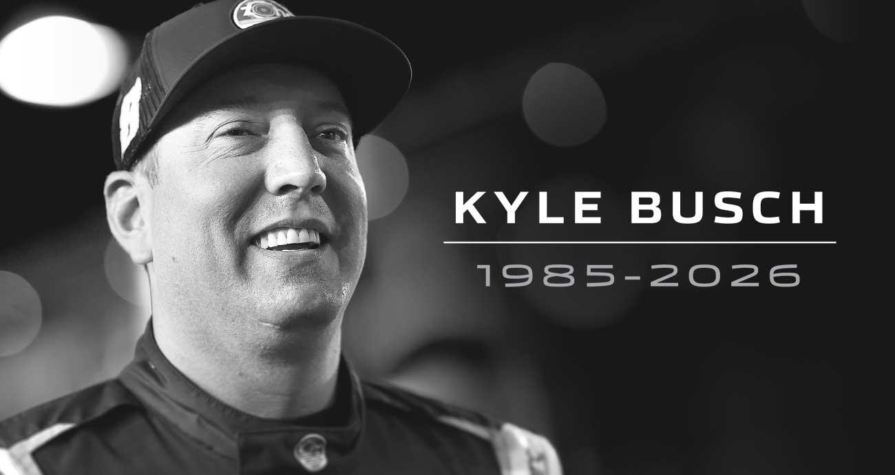Foto en memoría de Kyle Busch 1985-2026